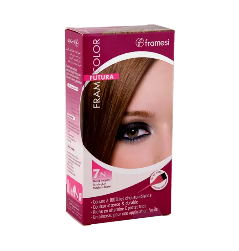 Coloration permanente Futura 7N blond moyen