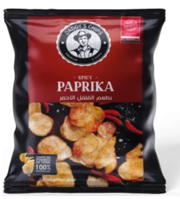 Chips de pomme de terre naturelle au paprika
