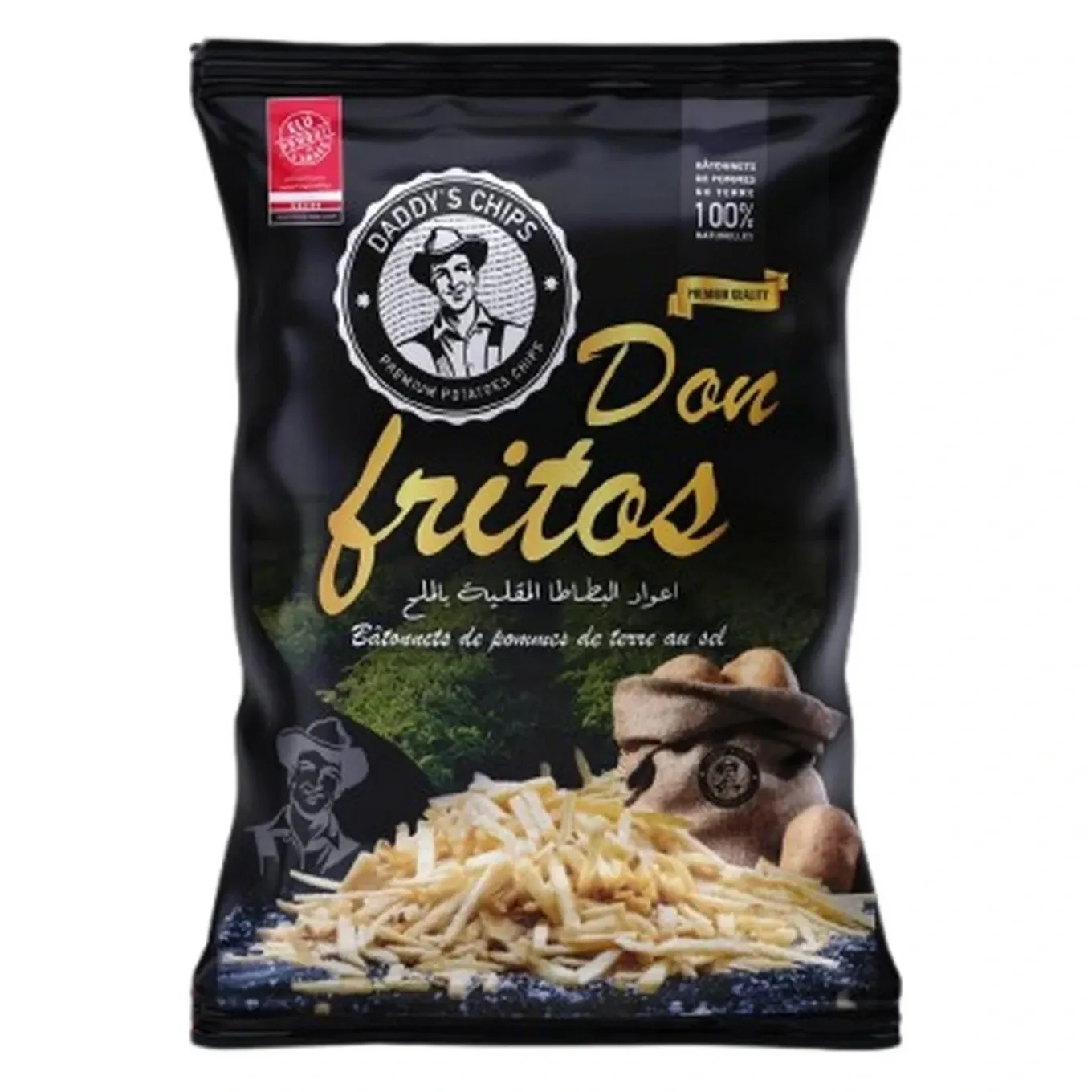 Bâtonnets de pomme de terre au sel Don fritos