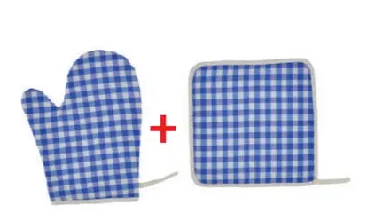 Gant et Manique à carreaux