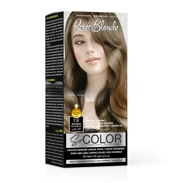 coloration cheveux 7.0