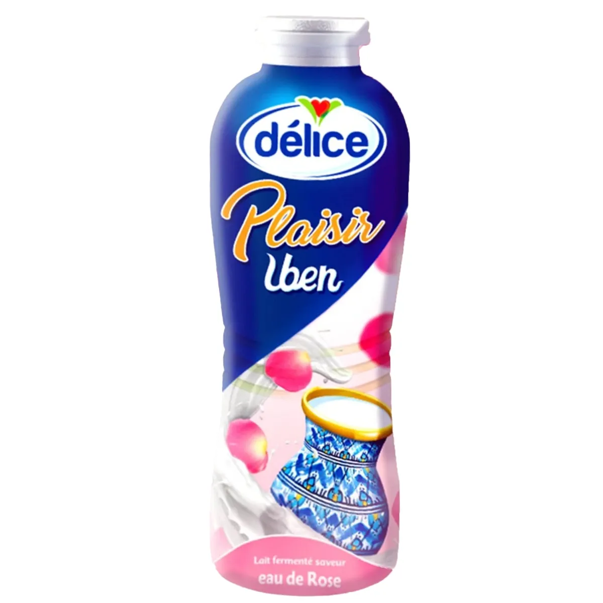 Lait fermenté "Leben" à l'eau de rose