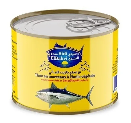 Thon entier à l'huile végétale