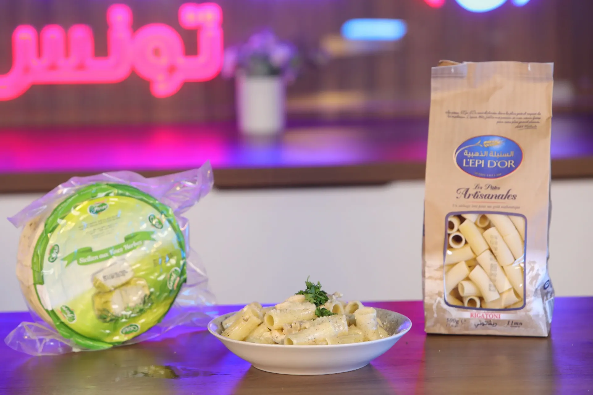 Recette Rigatoni au poulet et aux fines herbes