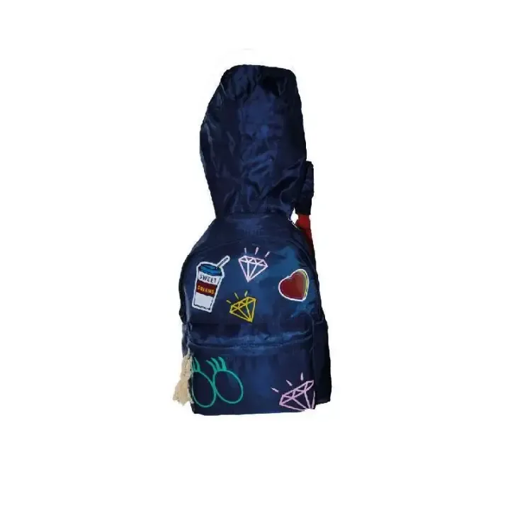 Sac à dos avec capuche Blue Copywrite