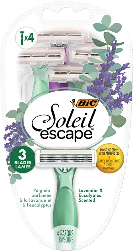 Rasoirs jetables 3 lames Soleil escape