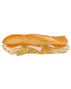 Sandwich au jambon de dinde