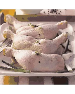 Cuisse de poulet marinée jardinière