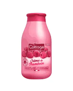 Lait de douche hydratante crème de framboise