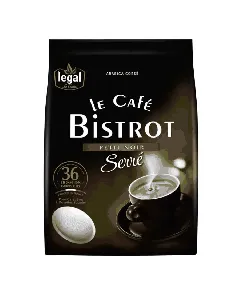 Dosettes de café petit noir serré Le Café Bistrot