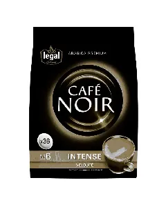 Dosettes de café noir Intense N°6 