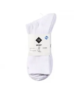 Mi-chaussettes homme blanc