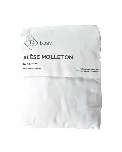 Alèse blanche molleton