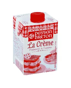 Crème fouettée pâtisserie et cuisine