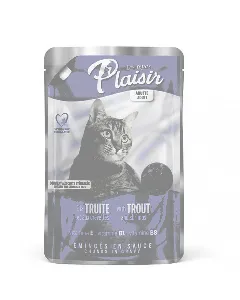 Pâtée pour chat truite et crevettes