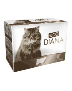 Lot de 12 pochons de 100g pour chat au bœuf