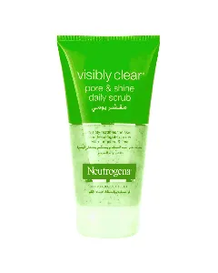 Neutrogena Gel Nettoyant Exfoliant Visage, Anti-Brillance, Citron Vert