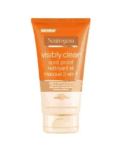 Nettoyant et masque visibly clear anti-boutons 2 en 1