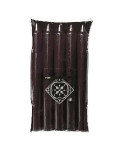 Lot de 10 Bougies droite Laqué Burgundi