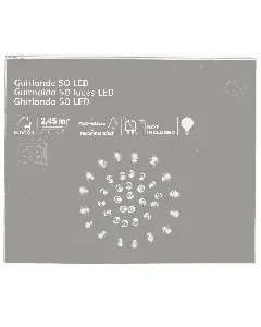 Guirlande de 50 LED Blanches