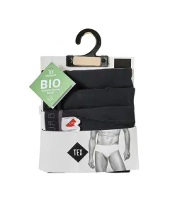 Lot de Boxers homme noir coton Bio