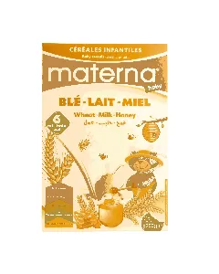 Céréales infantiles blé lait & miel MATERNA