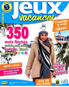 Jeux Vacances N°86