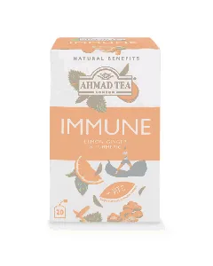 Thé infusion IMMUNE au citron , gingembre et curcuma