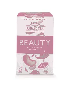 Thé infusion BEAUTY à la pêche & pétales de rose