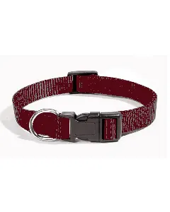 Collier Nylon pour chien 16mm rouge