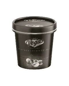 Glace duo au pistache et noisette