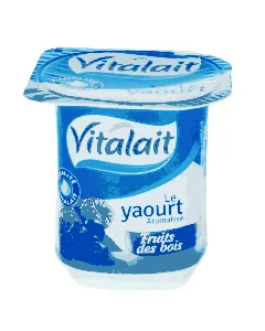 Yaourt aromatisé aux fruits des bois