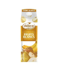 Boisson au jus fruits blancs