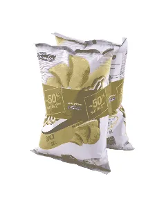 Lot de 2 sachets de pommes chips au sel