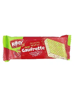 Mini gaufrettes fraises