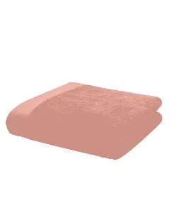 Drap de douche velours face rasé rose