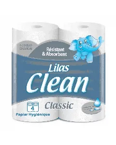 Papier hygiénique 2 plis Classic Clean