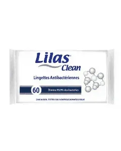 Lingettes antibactériennes Clean