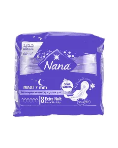 Serviettes hygiéniques Extra Nuit Maxi 7mm