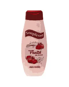 Gel douche fruité fraîcheur gourmande fruits rouges