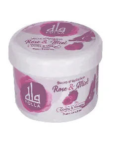 Sucre dépilatoire à l'eau de rose & miel