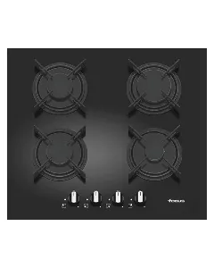 Plaque de cuisson 4 feux 60cm noir