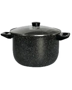 Marmite avec couvercle Granite - 4 Litres