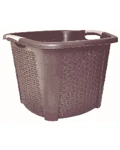 Corbeille à linge carré en plastique 50L