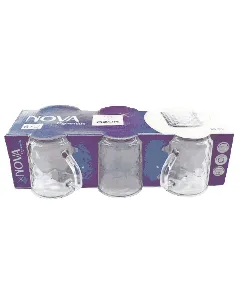 Lot de 6 mugs Nova pyramids de 25cl