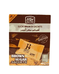 Sucre roux pure canne en sachets