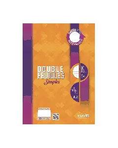 Double feuilles grand modèle simple 80g