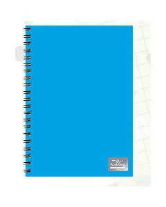 Cahier wiro couverture plastique 17x22cm