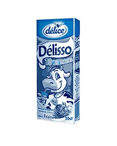 Lait Délisso fraise