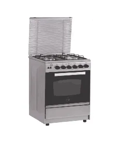 Cuisinière à gaz 4 feux inox